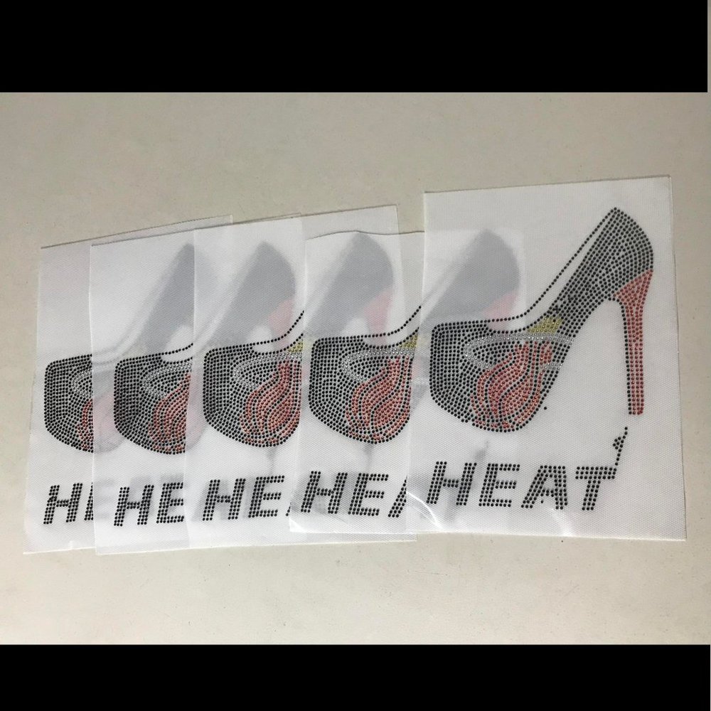 Miami Heat Iron On Decals (5)